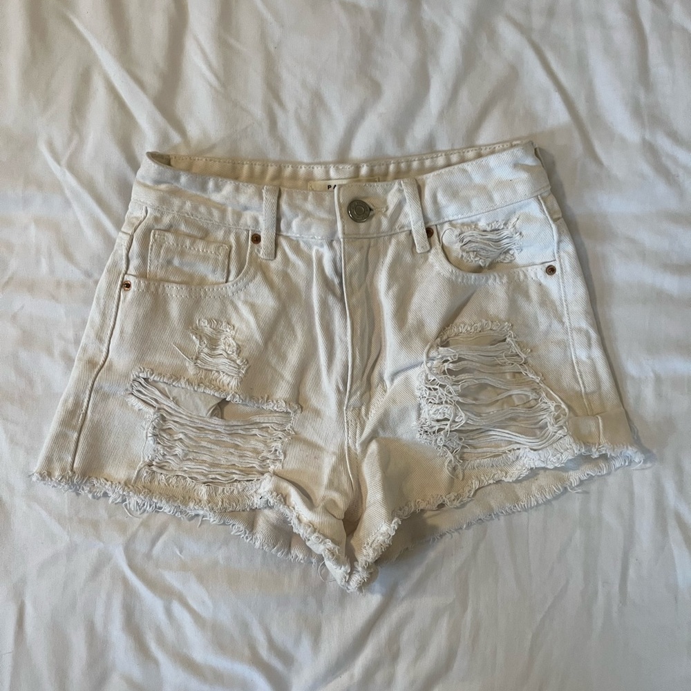 Pacsun White Denim Short
